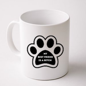 Funny My Best Friend Is A Bitch! Dog Lover Coffee Mug