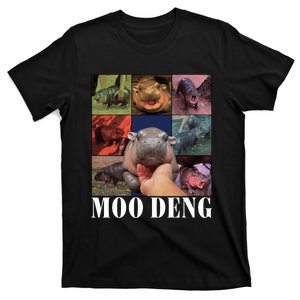 Funny Moodeng Baby Pygmy Hippo Cute Zoo For Family T-Shirt