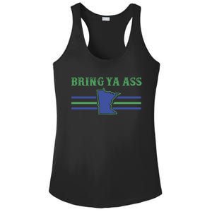 Funny Meme Bring Ya Ass Humor Gift Ladies PosiCharge Competitor Racerback Tank