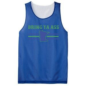 Funny Meme Bring Ya Ass Humor Gift Mesh Reversible Basketball Jersey Tank