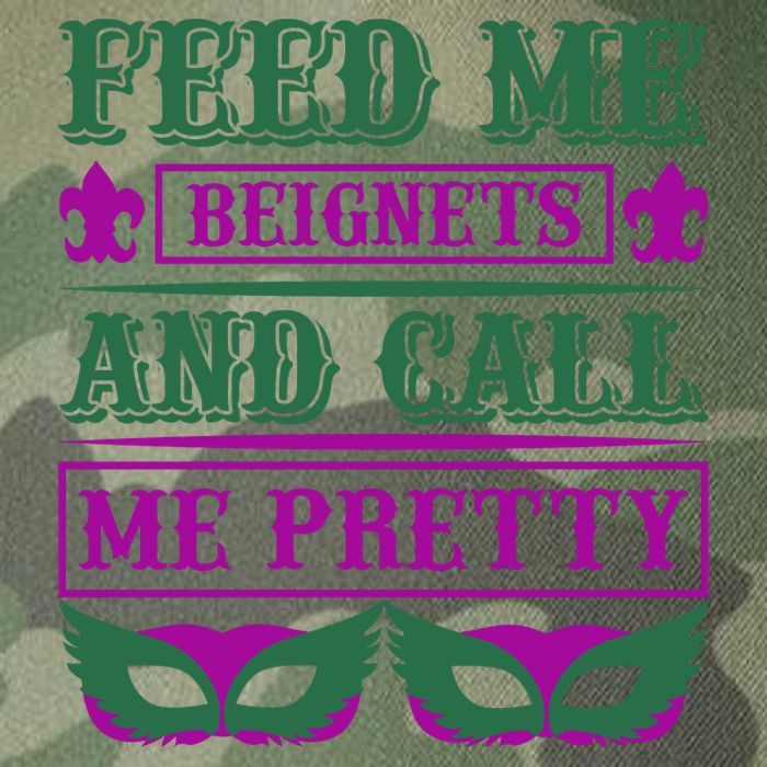 Feed Me Beignets And Call Me Pretty Legacy Tie Dye Trucker Hat