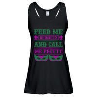 Feed Me Beignets And Call Me Pretty Ladies Essential Flowy Tank