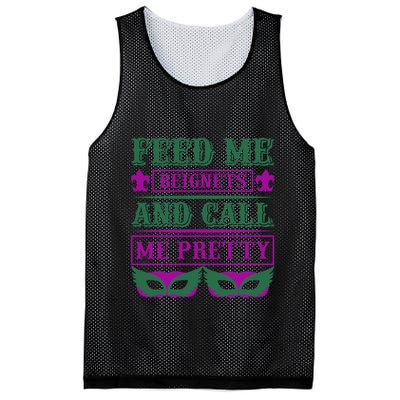 Feed Me Beignets And Call Me Pretty Mesh Reversible Basketball Jersey Tank