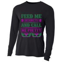 Feed Me Beignets And Call Me Pretty Cooling Performance Long Sleeve Crew