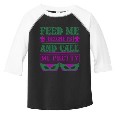 Feed Me Beignets And Call Me Pretty Toddler Fine Jersey T-Shirt