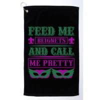 Feed Me Beignets And Call Me Pretty Golf Towel