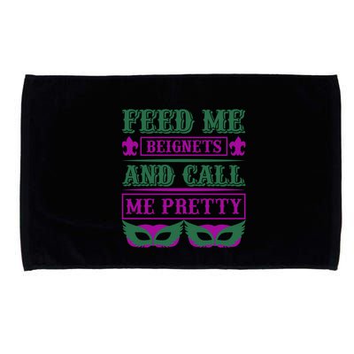 Feed Me Beignets And Call Me Pretty Microfiber Hand Towel