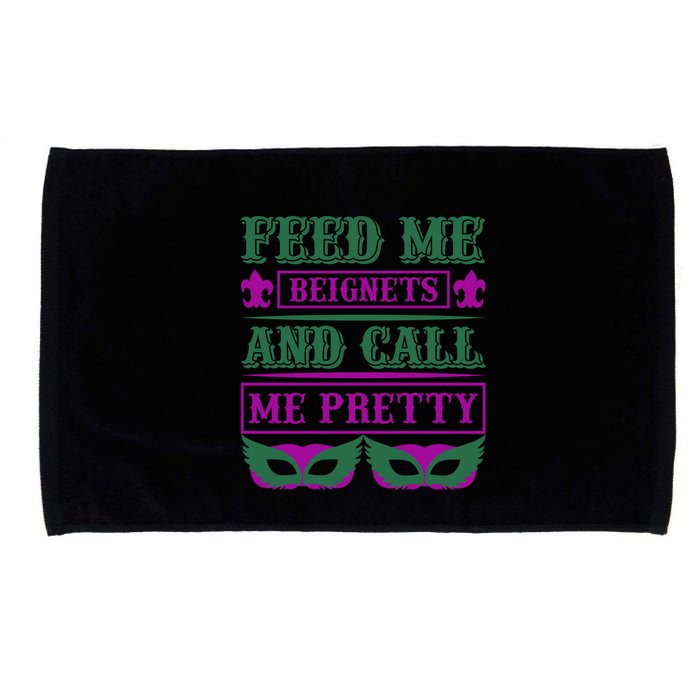 Feed Me Beignets And Call Me Pretty Microfiber Hand Towel