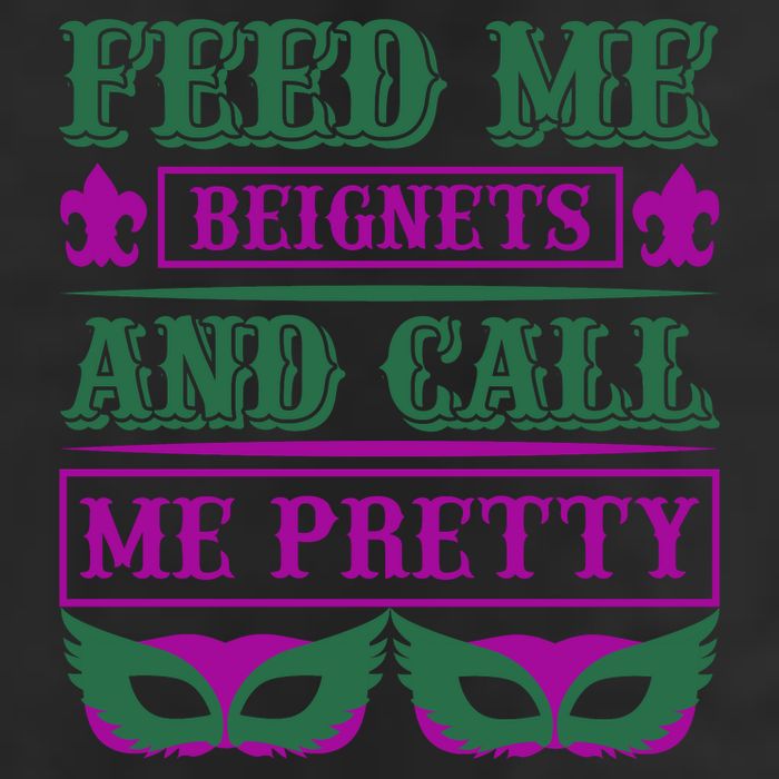 Feed Me Beignets And Call Me Pretty Microfiber Hand Towel