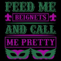 Feed Me Beignets And Call Me Pretty Wool Snapback Cap