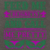 Feed Me Beignets And Call Me Pretty Cotton Canvas Backpack