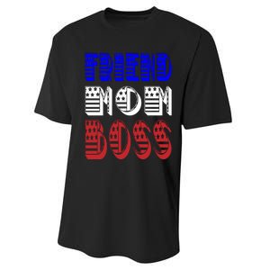 Friend Mom Boss Performance Sprint T-Shirt