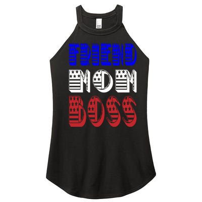 Friend Mom Boss Women's Perfect Tri Rocker Tank