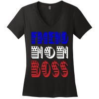 Friend Mom Boss Women's V-Neck T-Shirt