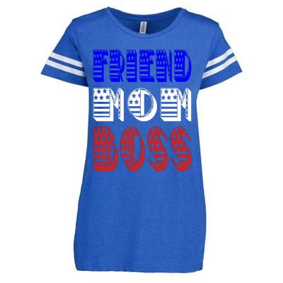 Friend Mom Boss Enza Ladies Jersey Football T-Shirt