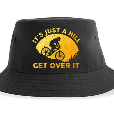 Funny Mountain Biking Art For Women Trail Mountain Bike Sustainable Bucket Hat