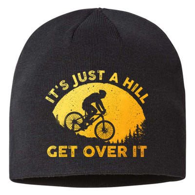 Funny Mountain Biking Art For Women Trail Mountain Bike Sustainable Beanie