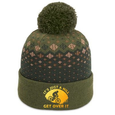 Funny Mountain Biking Art For Women Trail Mountain Bike The Baniff Cuffed Pom Beanie