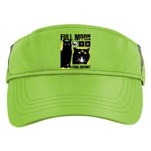 Full Moon Black Cat Transformation Adult Drive Performance Visor