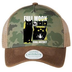 Full Moon Black Cat Transformation Legacy Tie Dye Trucker Hat