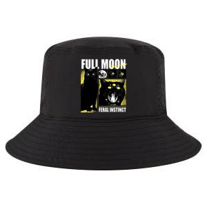 Full Moon Black Cat Transformation Cool Comfort Performance Bucket Hat