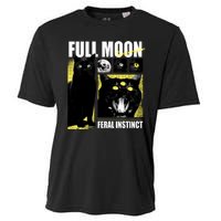 Full Moon Black Cat Transformation Cooling Performance Crew T-Shirt