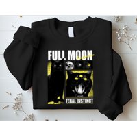 Full Moon Black Cat Transformation Sweatshirt