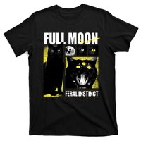 Full Moon Black Cat Transformation T-Shirt