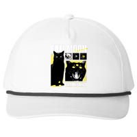 Full Moon Black Cat Transformation Snapback Five-Panel Rope Hat