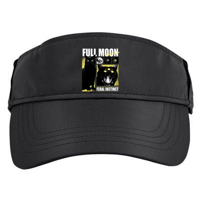 Full Moon Black Cat Transformation Adult Drive Performance Visor