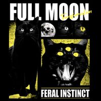 Full Moon Black Cat Transformation Flatbill Hat