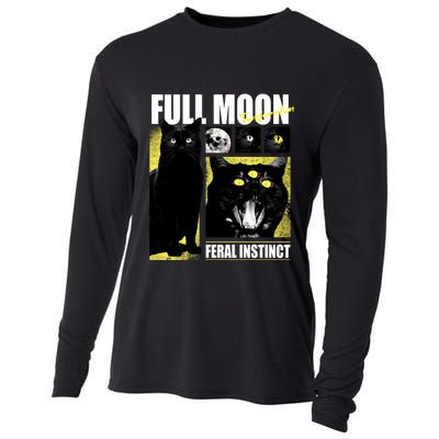 Full Moon Black Cat Transformation Cooling Performance Long Sleeve Crew