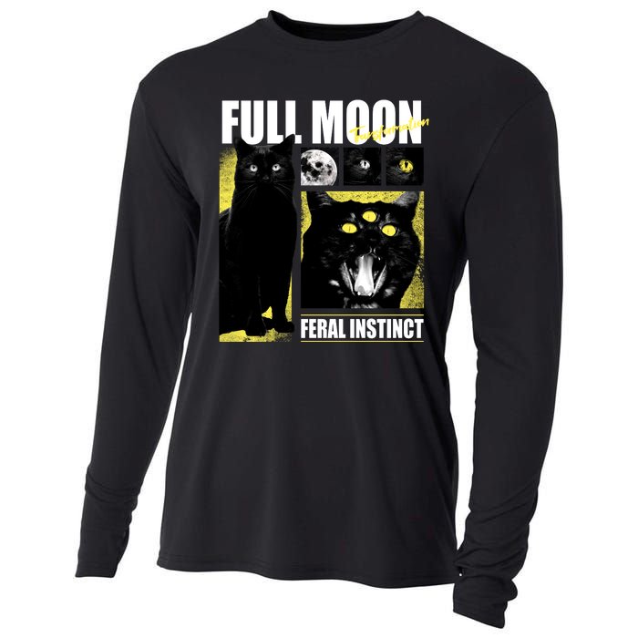 Full Moon Black Cat Transformation Cooling Performance Long Sleeve Crew