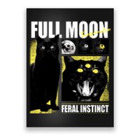 Full Moon Black Cat Transformation Poster