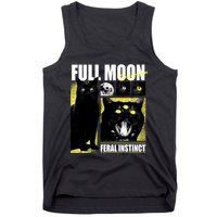 Full Moon Black Cat Transformation Tank Top