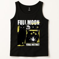 Full Moon Black Cat Transformation Tank Top