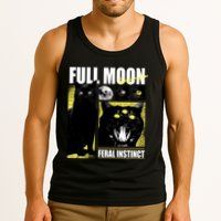 Full Moon Black Cat Transformation Tank Top