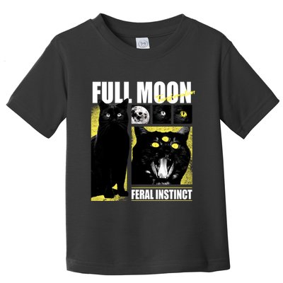 Full Moon Black Cat Transformation Toddler T-Shirt