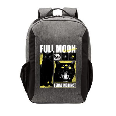 Full Moon Black Cat Transformation Vector Backpack