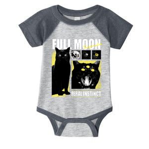 Full Moon Black Cat Transformation Infant Baby Jersey Bodysuit