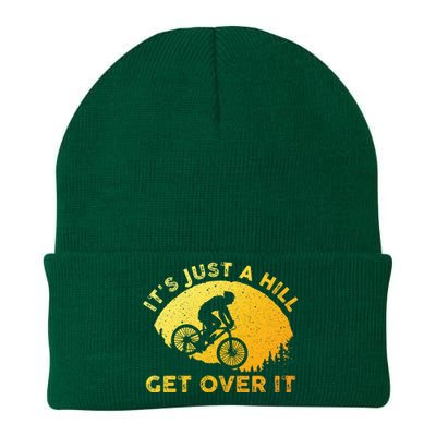 Funny Mountain Biking Art For Trail Mountain Bike  Knit Cap Winter Beanie