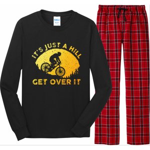 Funny Mountain Biking Art For Trail Mountain Bike  Long Sleeve Pajama Set