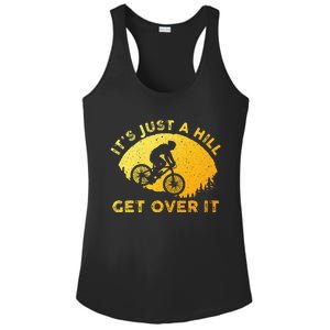 Funny Mountain Biking Art For Trail Mountain Bike  Ladies PosiCharge Competitor Racerback Tank