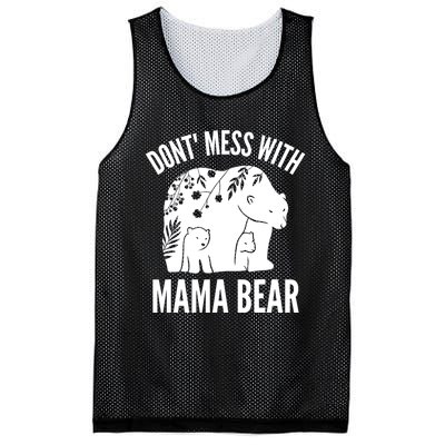 Funny Mama Bear Dont Mess With Mama Bear Mothers Day Mesh Reversible Basketball Jersey Tank