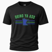 Funny Meme Bring Ya Ass Humor Cooling Performance Crew T-Shirt