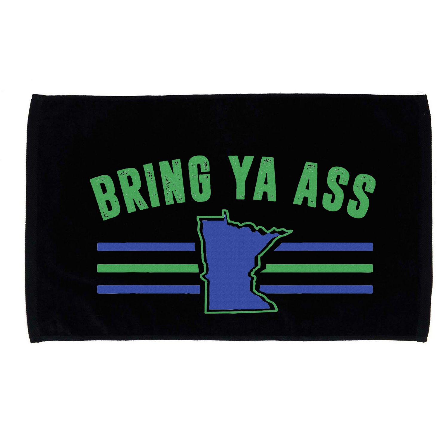 Funny Meme Bring Ya Ass Humor Microfiber Hand Towel