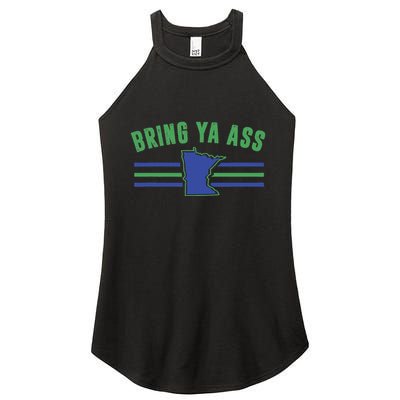 Funny Meme Bring Ya Ass Humor Women's Perfect Tri Rocker Tank