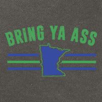 Funny Meme Bring Ya Ass Humor Cotton Canvas Backpack