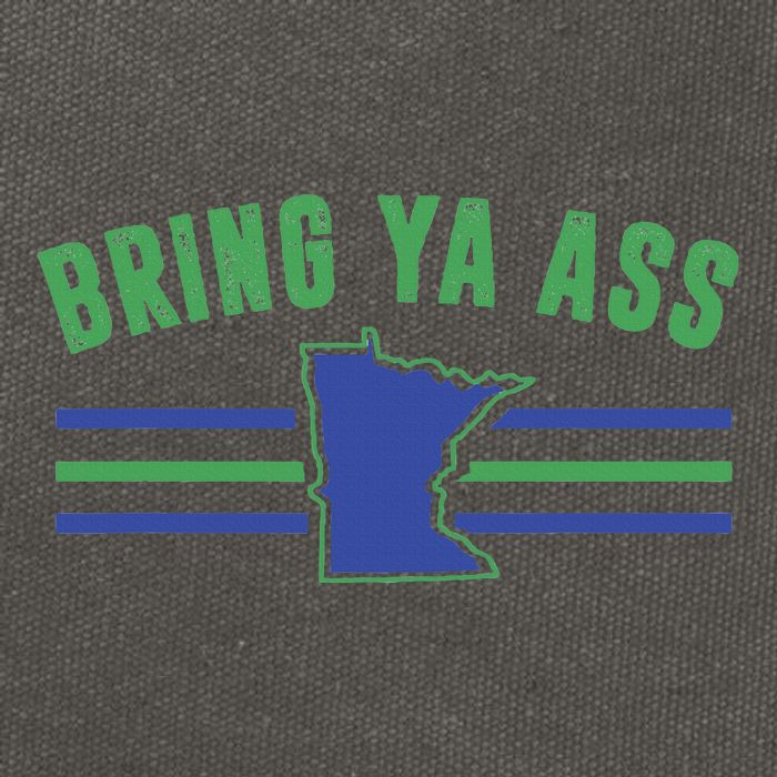 Funny Meme Bring Ya Ass Humor Cotton Canvas Backpack