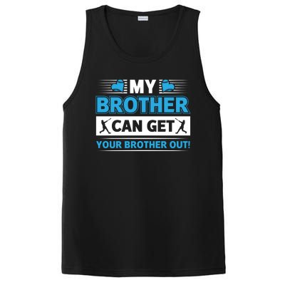 Funny My Brother Can Get Your Brother Out Baseball Game PosiCharge Competitor Tank